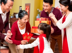 Quà biếu tết bố mẹ, ông bà nội ngoại.